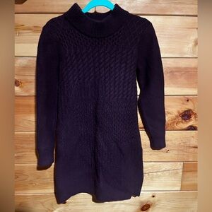 LLBean Merino Wool Blend Mockneck Sweater Dress